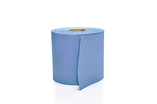 RBN 110/18/19 Papiertuch in Rolle blau recycelt