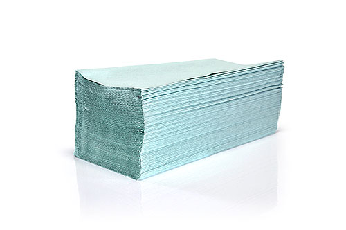 VBZ 200/1/36 Ręcznik papierowy zielony - składany V-FOLD